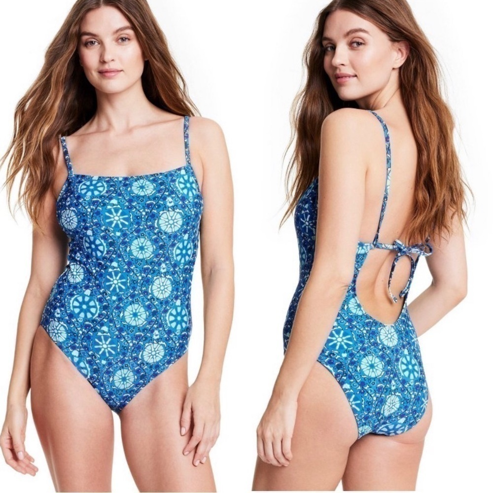 RHODE X TARGET Zinnia Floral One Piece Swimsuit Swim Size Small NEW
